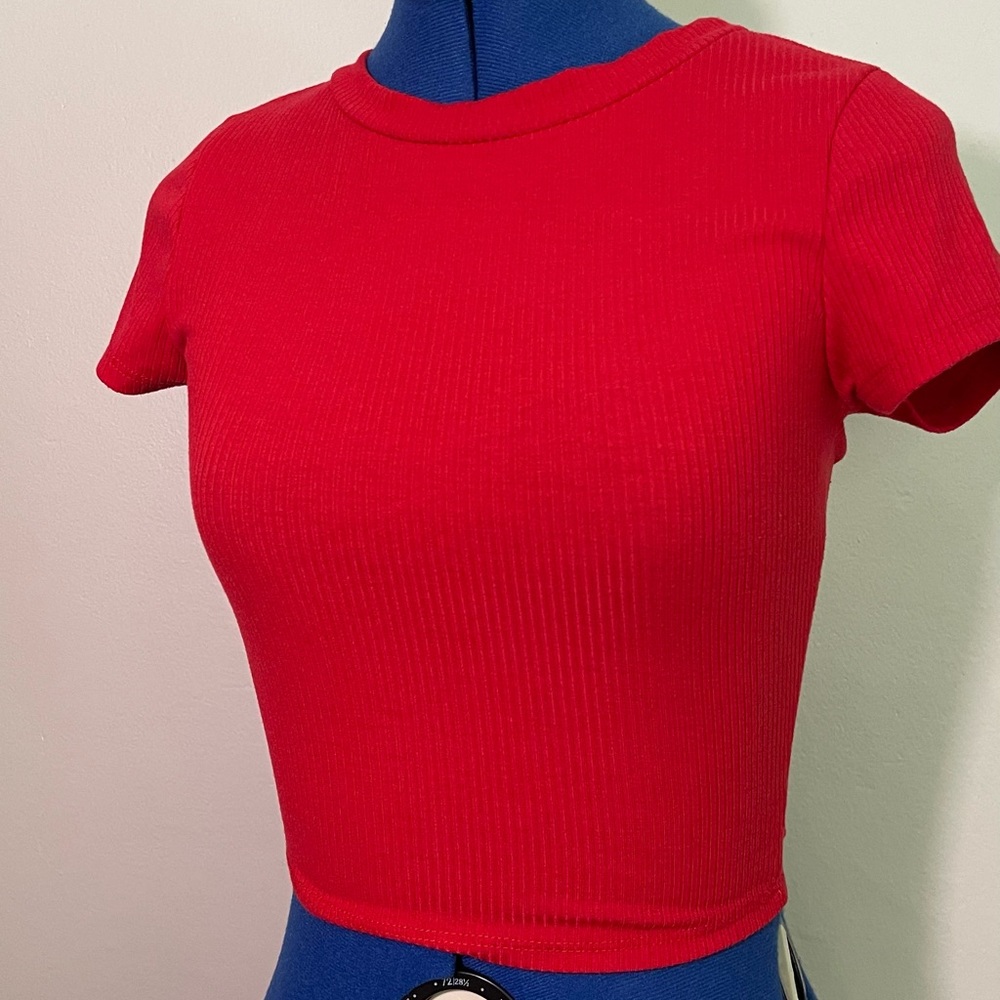 Windsor Red Crop Top
